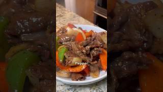 Better than takeout Black Pepper Beef 