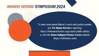 2024 Indigent Defense Symposium