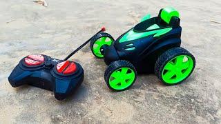 Remote control stunt car unboxing and review video