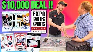 I Bought a MASSIVE $10,000 Hockey Card Deal At The Montreal Sports Card Expo!