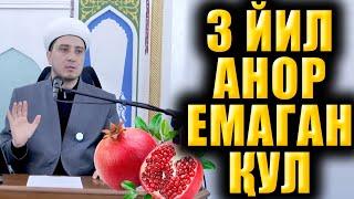 3 ЙИЛ АНОР ЕМАГАН ҚУЛ. ИБРАТЛИ ҲИКОЯ.