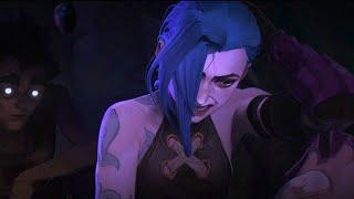 Jinx talking to herself