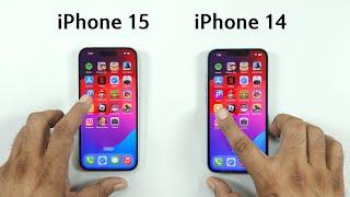 iPhone 15 vs iPhone 14 - SPEED TEST