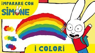 Simone - Impariamo i COLORI con Simone HD [Ufficiale] Cartoni Animati