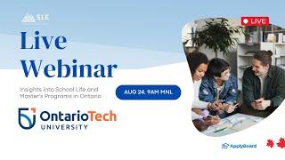 Join us live with Ontario Tech University