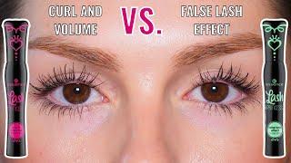 ESSENCE CURL & VOLUME VS. FALSE LASH LIFT MASCARA REVIEW | 8-HOUR WEAR TEST & COMPARISON