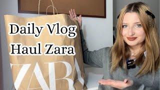 Daily Vlog | Haul Zara | Risotto și carne pe grill | Idei de a-ți organiza ținutele |  Facultate