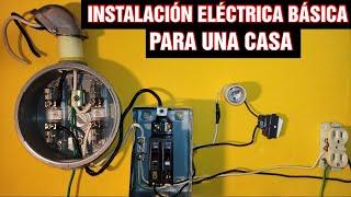 Cómo Hacer una Instalación Eléctrica Para una Casa #electricidad