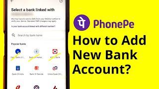 How to Add Second Bank Account in Phonepe? | Add New Bank in Phonepe