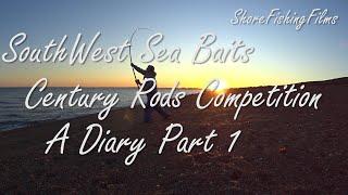 Chesil Beach Fishing in the South-west Sea Baits Century Rods Comp.