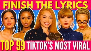 FINISH THE LYRICS - Most Popular Viral TikTok Songs EVERMEGA CHALLENGE(️ - 2025) #4