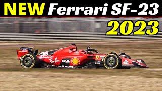 NEW Ferrari SF-23 Worldwide First Time Run - February 14th, 2023 - Leclerc & Sainz, Pista di Fiorano