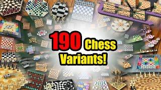 How to play 190 Chess Variants! | SUPERCUT!!