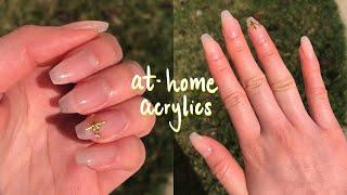 Nail Amateur Tries DIY Acrylic Nails  | Beginner-Friendly???