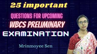 WBCS Preliminary Examination English || Mrinmoyee Sen English Grammar ||  Competitive Examination ||