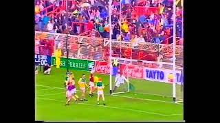 LIAM DUNNE GOAL FROM A 65 - WEXFORD V OFFALY - 1997 LEINSTER HURLING CHAMPIONSHIP - GAA IRELAND