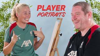 Art, Football & Management In Player Portraits Challenge | Liverpool FC Women