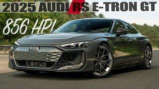 FIRST DRIVE! 2025 AUDI RS E-TRON GT 856HP FACELIFT - More power & impressive suspension - Details