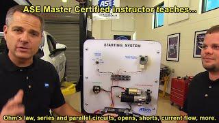 Basic Electricity for Automobiles: Current Flow, Opens, Shorts, Circuits