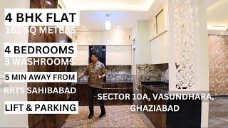 4 BHK Builder floor (162 Sq Meters)  for Sale in Vasundhara, Ghaziabad near RRTS Sahibabad #forsale