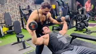 Cheast Training  full video || Asif Fitness Gym bahria town Lahore || by Hassan Cheema ji #viral