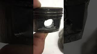 The piston was torn apart The piston from 125cc is jammed, major engine repair  #tuningparts #tuning