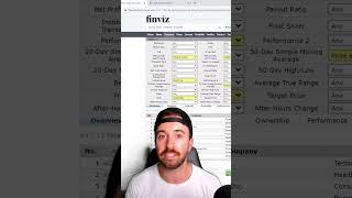 CHEAT CODE! How to find the best Swing Trades on Finviz! #stockmarket #stocks #trading