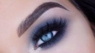 Blue Black Smokey Eye Makeup Tutorial | Makeup Geek Eyeshadows