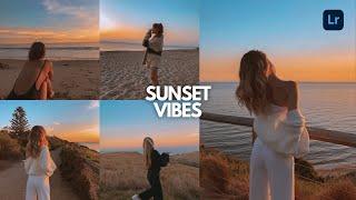 Sunset Vibes Preset | Free Lightroom Mobile Presets Free Dng