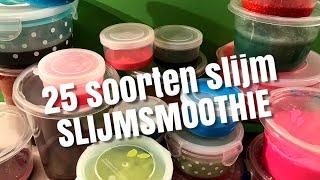 25 soorten SLIME SMOOTHIE !