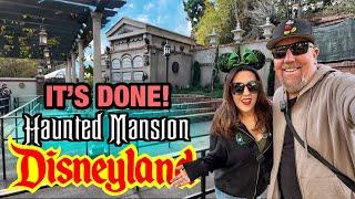 NEW DISNEYLAND HAUNTED MANSION AREA FULLY OPEN AND NO MORE VIRTUAL QUEUE! Walkthrough, Review + More