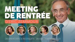 Éric Zemmour en meeting et université d'été de Reconquête : « Il faut une révolution antipolitique »