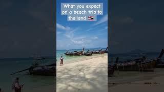 Expactation v/s Reality on a beach in Thailand .  #vacation #relaxing #thailand #beach #funny