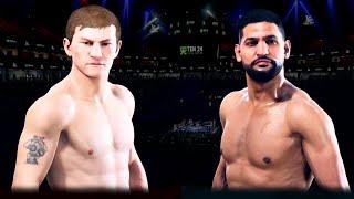 Ricky Hatton vs Amir Khan FULL FIGHT | Undisputed Boxing Game AI Simulation