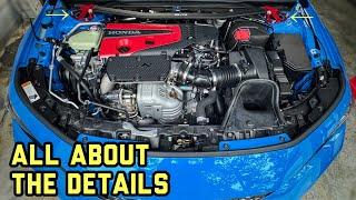 Civic FL5 Type R - Blitz Strut Bar & Mugen Bolts DIY Installation