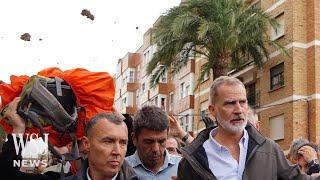 Spain’s King Felipe Pelted With Mud on Visit to Flood Hit Region | WSJ News