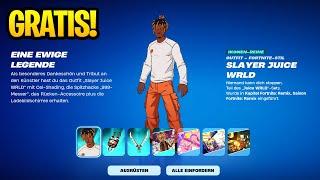 GRATIS Fortnite JUICE WRLD Skin bekommen! (so funktioniert es!)