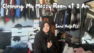 Deep Cleaning My Room at 3am! Massive Closet Cleanout 2024| Donating Organizing + Decluttering