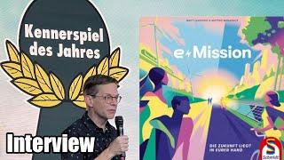 Interview mit dem Autor Matt Leacock - Kennerspiel des Jahres 2024 - e - Mission