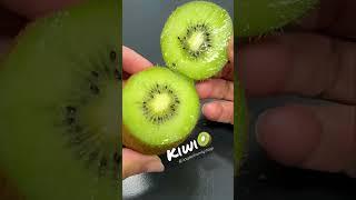 KiWi Fruit : How to eat  #shorts #satisfying #fruitcutting #fruit #kiwi