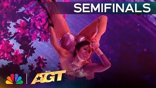 Kelsey Jane Delivers IMPRESSIVE Aerial To "Gravity" by Sara Bareilles | Semifinals | AGT 2024