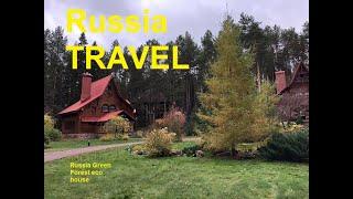 RUSSIAN HOUSE MADE FROM WOOD#RESORTS|الطبيعة الروسية