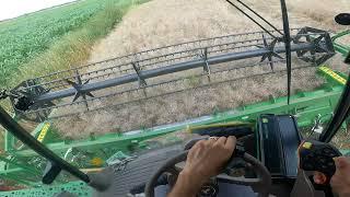 Am terminat cu recoltatul de rapiță pe 2021 + JohnDeere S760i #tractorvlog #farmtuber