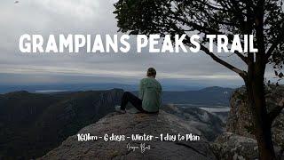 GRAMPIANS PEAKS TRAIL: 160KM - 6 DAYS - WINTER - 1 DAY TO PLAN