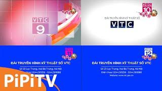 [Multiview #3] Khoảnh khắc kênh VTC9, VTC10, VTC11, VTC12 đổi logo Tết 20/01/2023 (29 Tết)