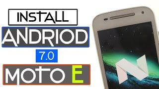 How to install AnDrOiD 7.0 NOUGAT ( CM14 ) on MoTo E2 3G & 4G (STEP BY STEP )