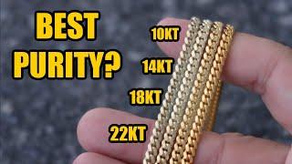 Which GOLD purity should you BUY/WEAR?!