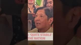 STABLE DAW ANG BANSA? #pbbm #duterte #marcos