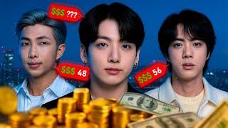Сколько денег у участников BTS. ТОП 7 богатейших участников BTS