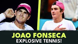 18-Year-Old Joao Fonseca's EXPLOSIVE Tennis!